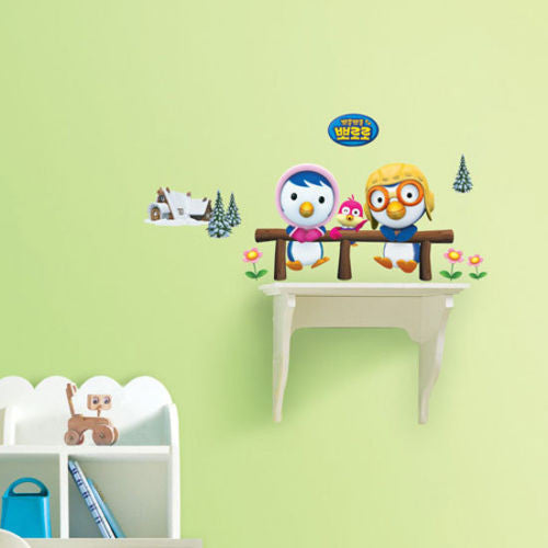 Wall Deco Sticker PORORO - PULL UP WITH FRIEND  292-PSS58553 Wall Deco Sticker PORORO - PULL UP WITH FRIEND  292-PSS58553
