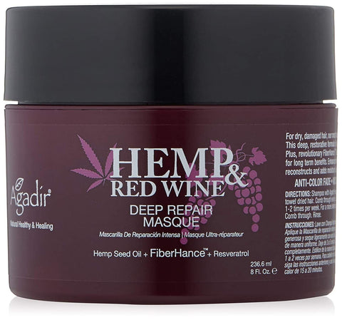 Agadir Hemp & Red Wine Deep Repair Masque 8 oz