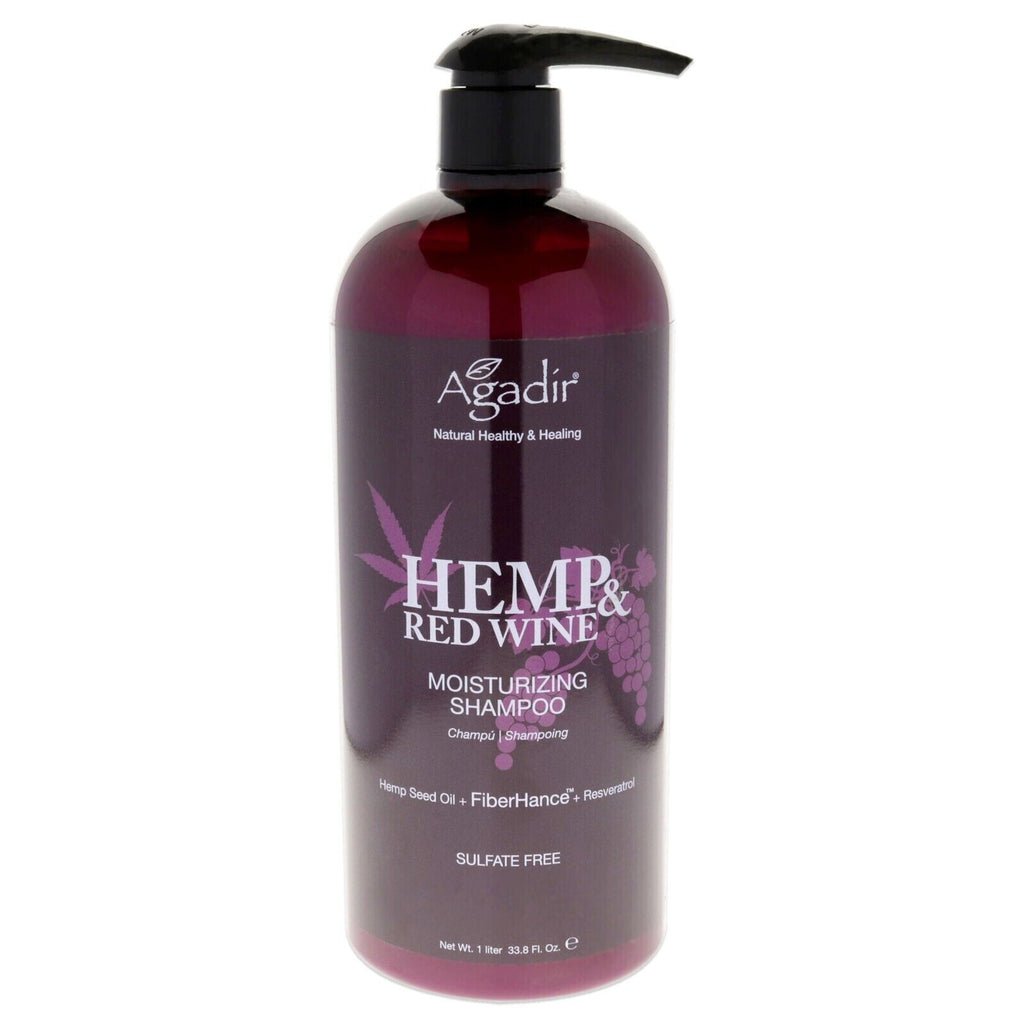 Agadir Hemp & Red Wine Moisturizing Shampoo 33.8 oz Agadir Hemp & Red Wine Moisturizing Shampoo 33.8 oz