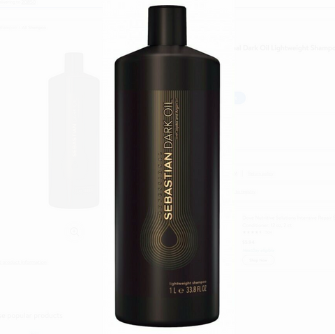 Sebastian Dark Oil Lightweight Shampoo 33.8 oz / Liter