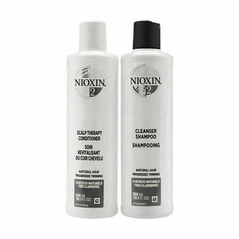 NIOXIN System 2 Cleanser 10oz & Scalp Therapy 10oz Duo Set