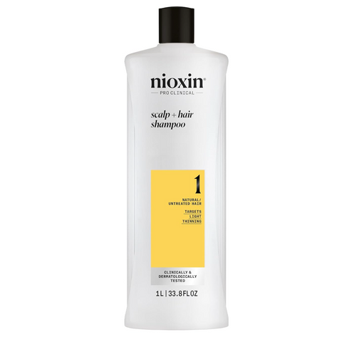 NIOXIN System 1 Cleanser Shampoo 33.8oz 1 liter