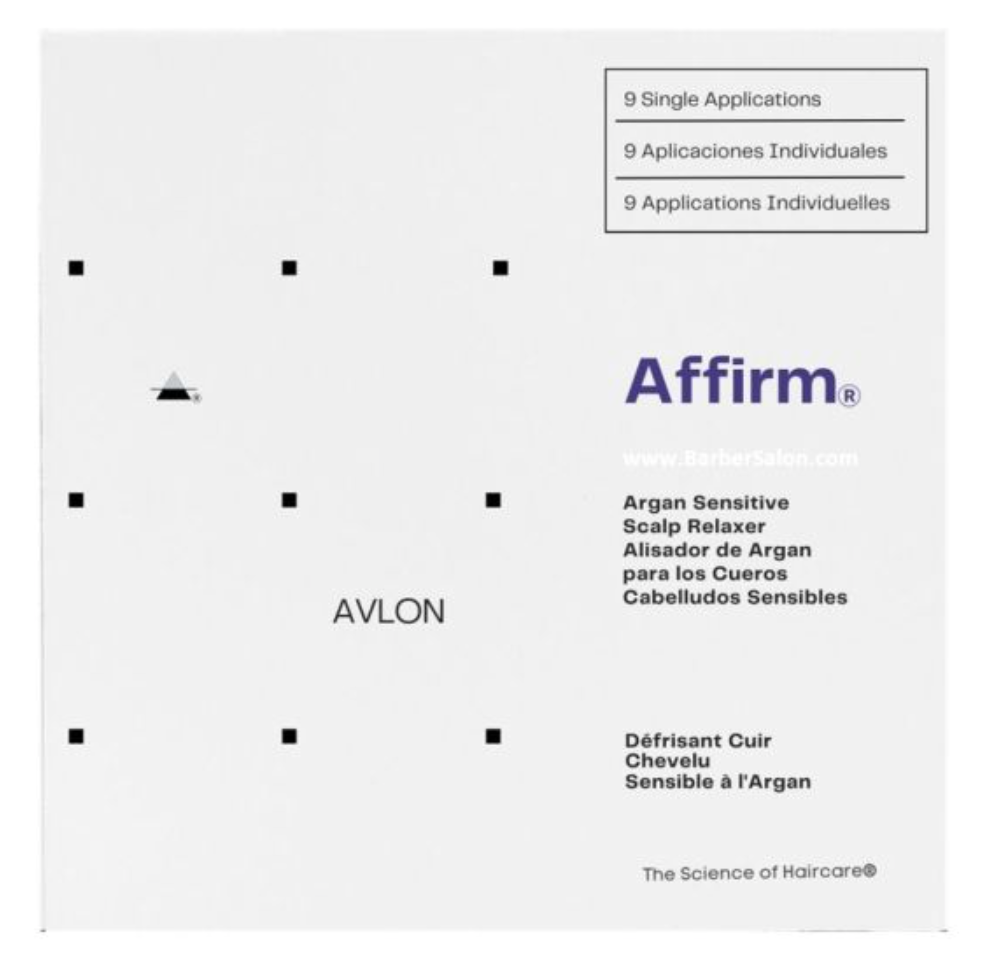 Avlon Affirm Sensitive Scalp Conditioning Relaxer 9 Single Applications