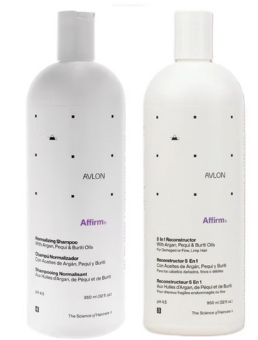 Avlon Affirm 5 In 1 Reconstructor 32oz + Normalizing Shampoo 32oz