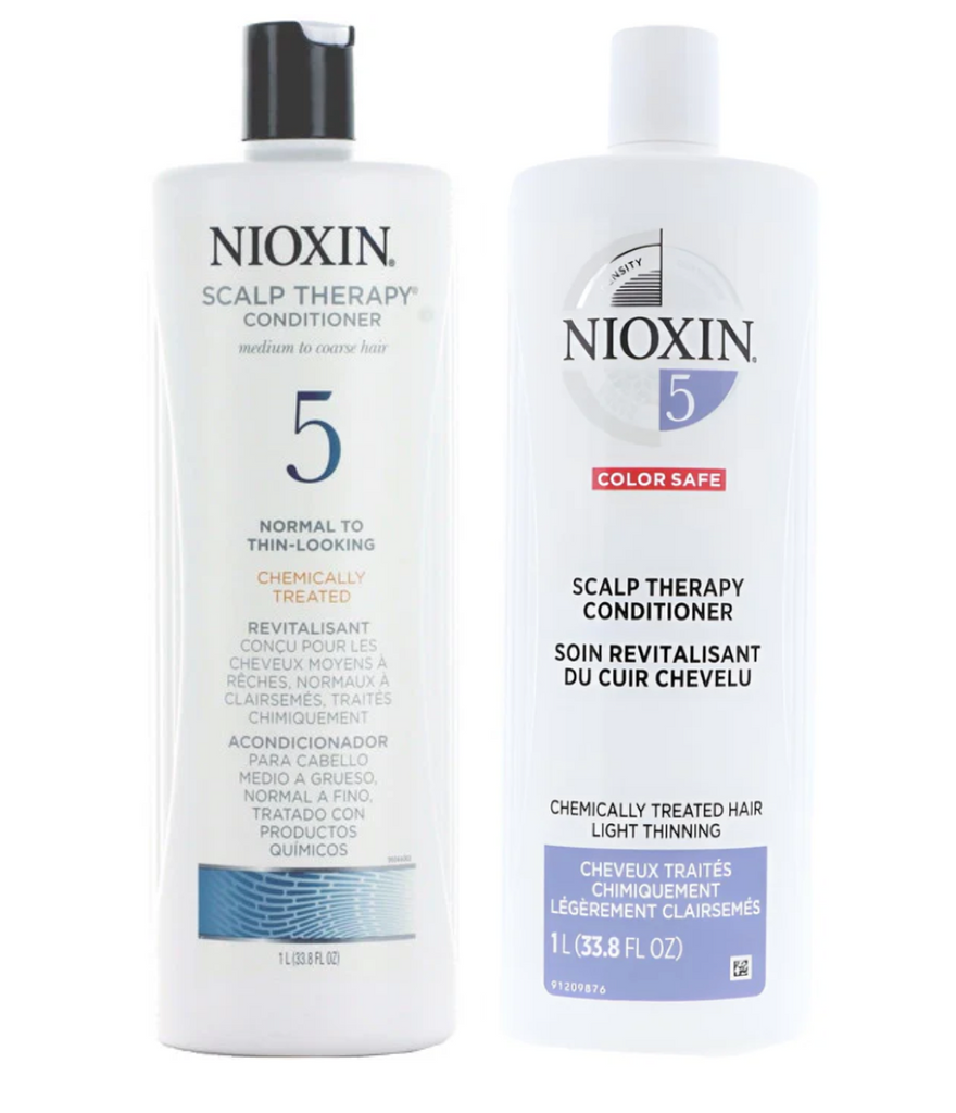 NIOXIN System 5 Cleanser 33.8oz & Scalp Therapy 33.8oz Duo Set