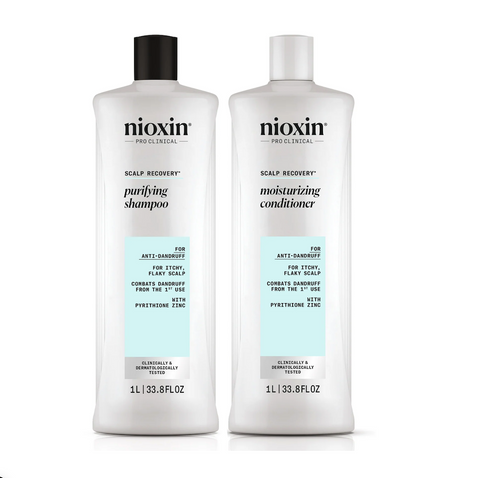 Nioxin scalp Recovery Shampoo & Conditioner 33.8 oz