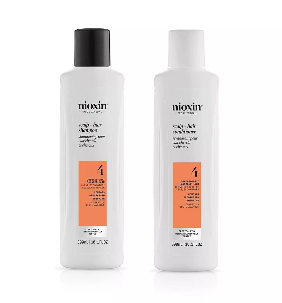 Nioxin System #4 Duo Set (Shampoo and Scalp Therapy Conditioner), 10.1 oz