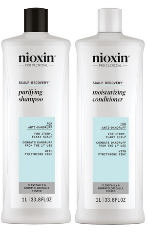 Nioxin scalp recovery Shampoo & Conditioner 33.8 oz