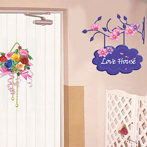 Wall Deco Sticker LOVE HOUSE 151-EC007