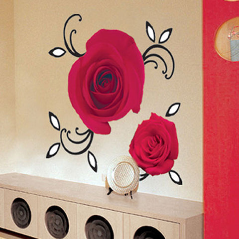 Wall Deco Sticker  RED ROSE 171-PS2006