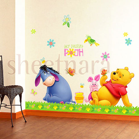 Wall Deco Sticker POOH & DONKY 21-DS58374