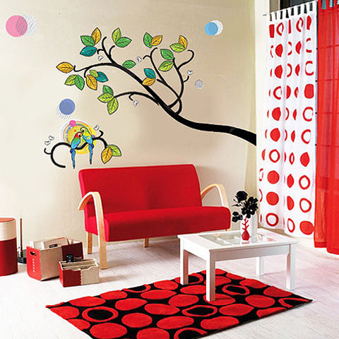 Wall Deco Sticker TREE & BIRD  258-ECO030