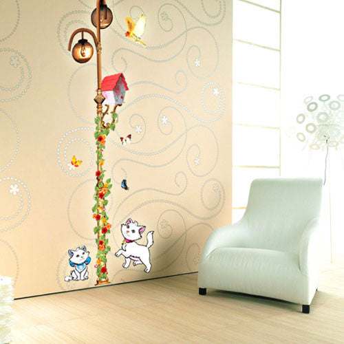 Wall Deco Sticker CAT&LAMP  305-ECO006