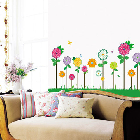 Wall Deco Sticker - VARIOUS FLOWERS 56-PS58056