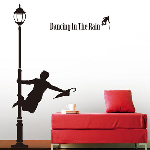 Wall Deco Sticker DANCING IN THE RAIN  141-KR0040