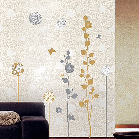 Wall Deco Sticker FLOWER TREE  89-PS58067