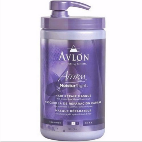 Avlon Affirm Moistur Right Hair Repair Masque - 32 oz