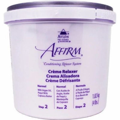 AVLON AFFIRM Creme Relaxer Original Formula Resistant 4 Lbs