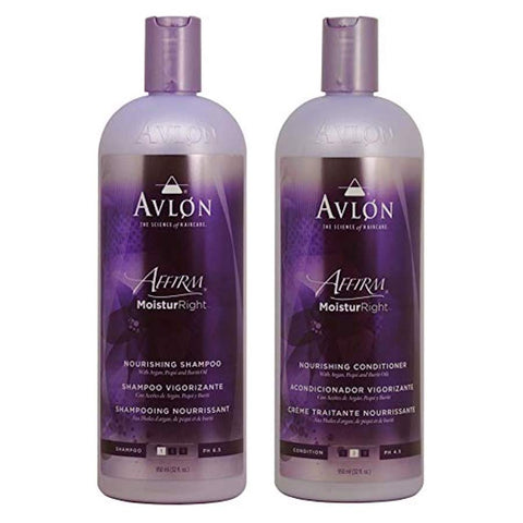 Avlon Affirm Moistur Right Nourishing Shampoo + Conditioner 32oz