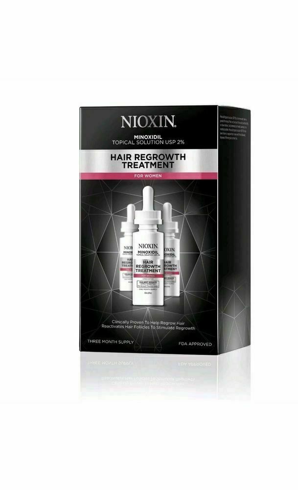 Nioxin Minoxidil 2% Hair Regrowth Treatment for Women (Select from 30 or 90 Day)