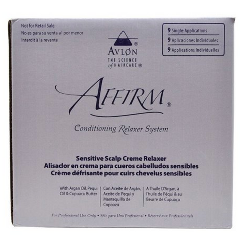 Avlon Affirm Sensitive Scalp Conditioning Relaxer 9 Single Applications