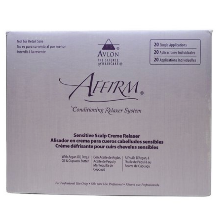 Avlon Affirm Sensitive Scalp Conditioning Relaxer 20 Single Applications