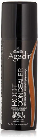 AGADIR Root Concealer For Gray Coverage, Light Brown, 2 oz
