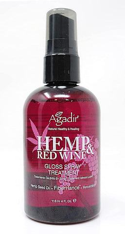 AGADIR Hemp & Red Wine Gloss Spray Treatment, 4 fl. oz.