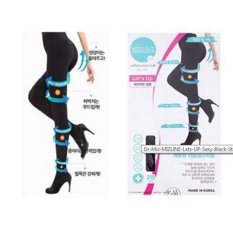 Dr.Miz MIZLINE Let's Hip Up Sexy Black Stocking 100% authentic